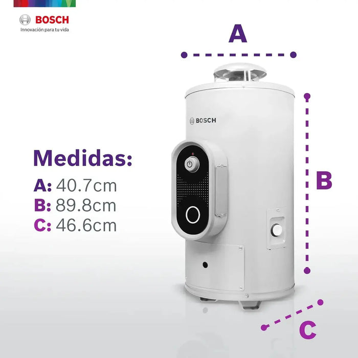 CALENTADOR DE PASO BOSCH 12L 2 SERVICIOS RECOVERY CLIC BLANCO GRADO B