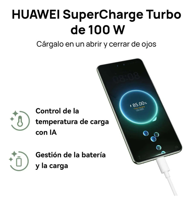 CELULAR HUAWEI NOVA 13 PRO 12 GB + 512 GB BLANCO + WATCH GT 4 GRADO A
