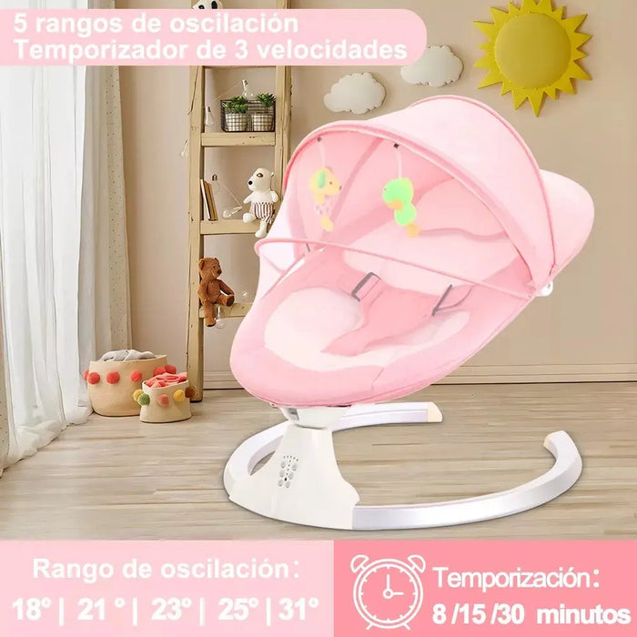 MECEDORA ELECTRICA PARA BEBE CON MOSQUITERA GRADO B
