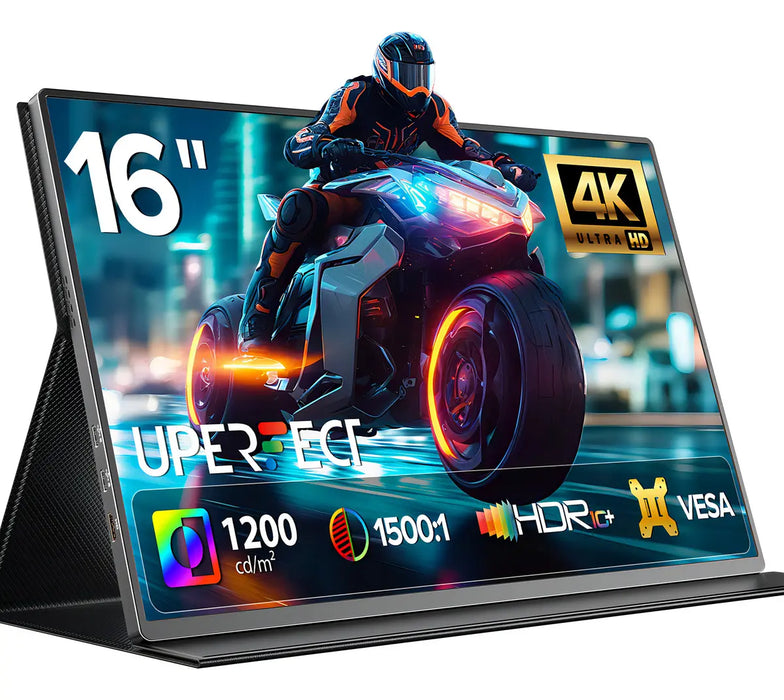 Uperfect Monitor Portatil 16 2.5k 144hz Pc Gamer Pantalla GRADO A