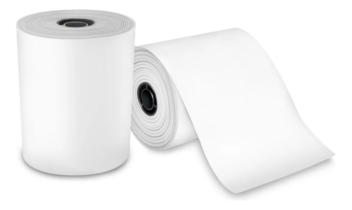Papel Rollo Termica 50 Rollos Papel Termico 80x70 Impresora Color Blanco GRADO B - TiendaKomet México