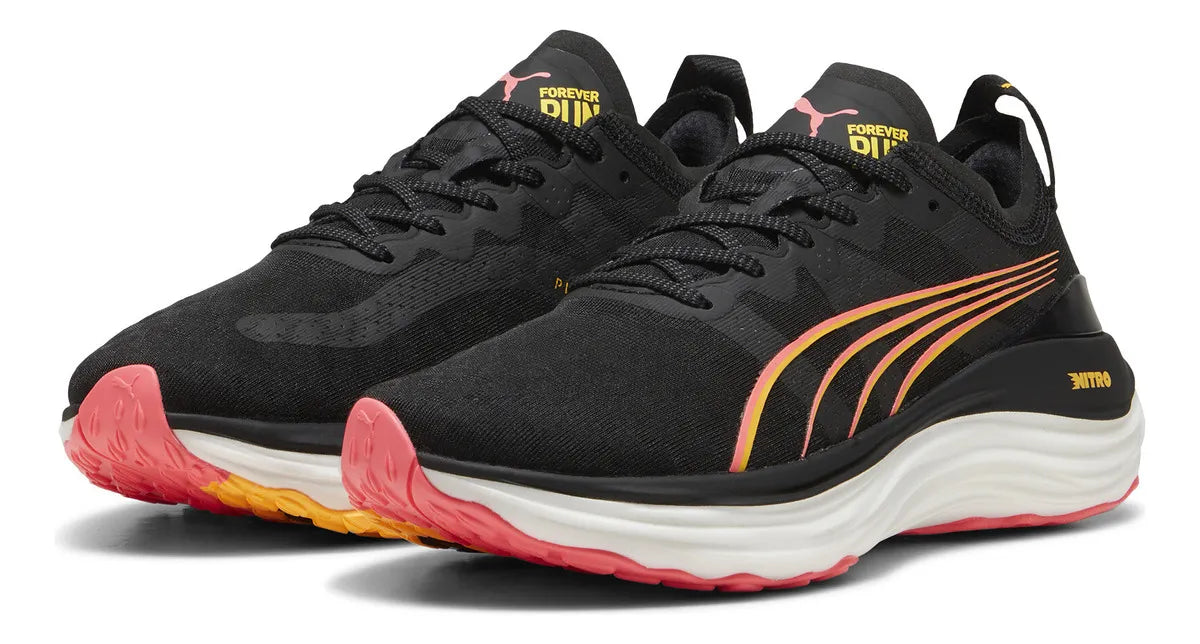TENIS PUMA FOREVERRUN NITRO NEGRO MUJER 22.5