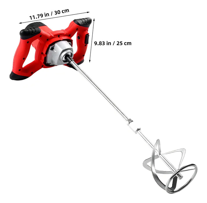 Mezcladora Electrica De Cemento/pintura 6 Velocidade 2100w   GRADO B