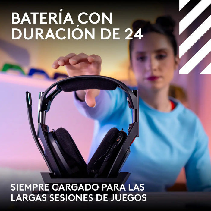 Auriculares Y Estacion Base Astro A50 5ta Gen Logitech G Negro GRADO B