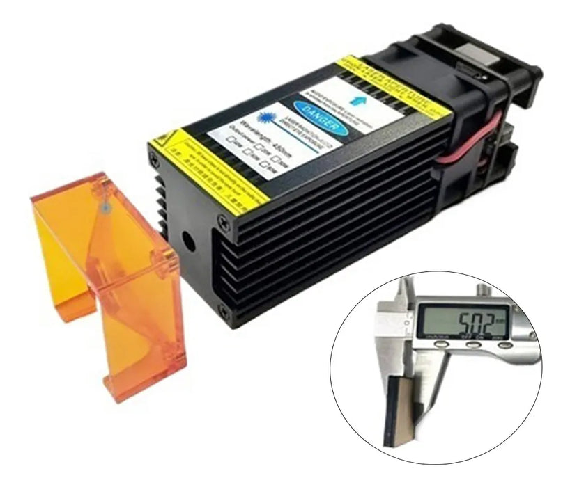 Módulo de Cabezal Láser para Máquina de Grabado, de 40W y 450nm