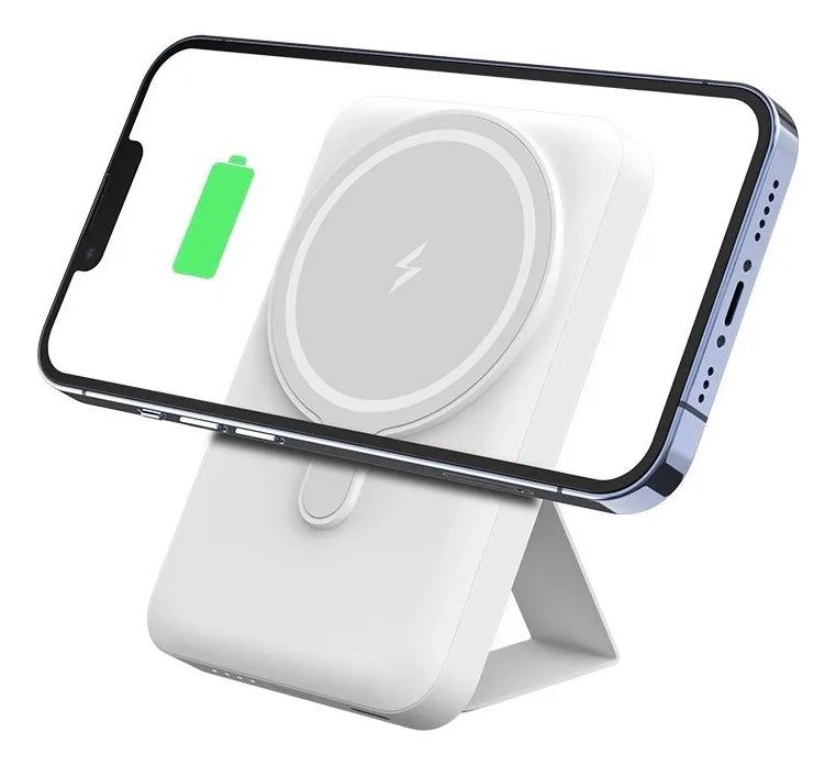 Pila Carga Inalmbrica Magsafe Compa. 1000mah Powerbank 18w Color Blanco grado B