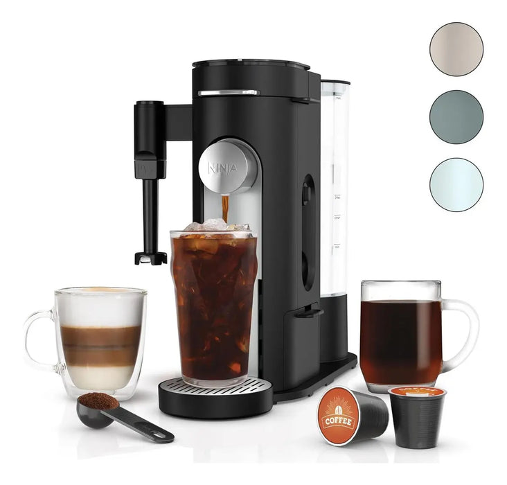 Cafetera Ninja Pb051 Compacta Con Espumador 1,65 L Capsulas Keurig K-cups Negro GRADO B