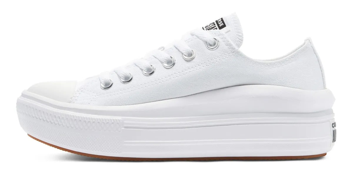 Tenis Converse All Star Move Ox Blanco Con Plataforma Mujer Adulto TALLA 24 CM