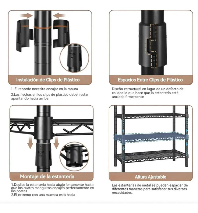 190CM PERCHERO RACK CLOSET ORGANIZADOR ARMARIO PORTATIL ZAPATERO COLOR NEGRO ALISPUS GRADO B