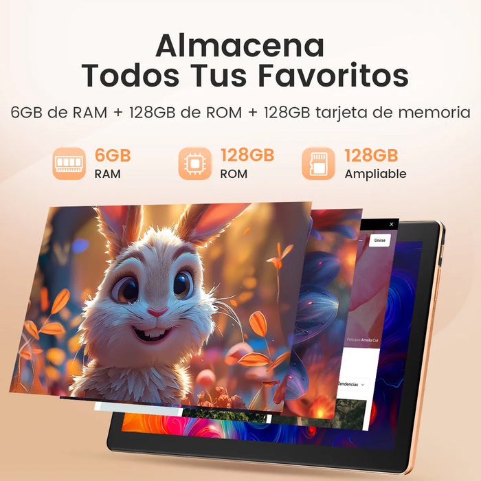 10.1 INCH WIFI TABLET 6+128GB DUAL SIM DUAL STANDBY 6000MAH GRADO B