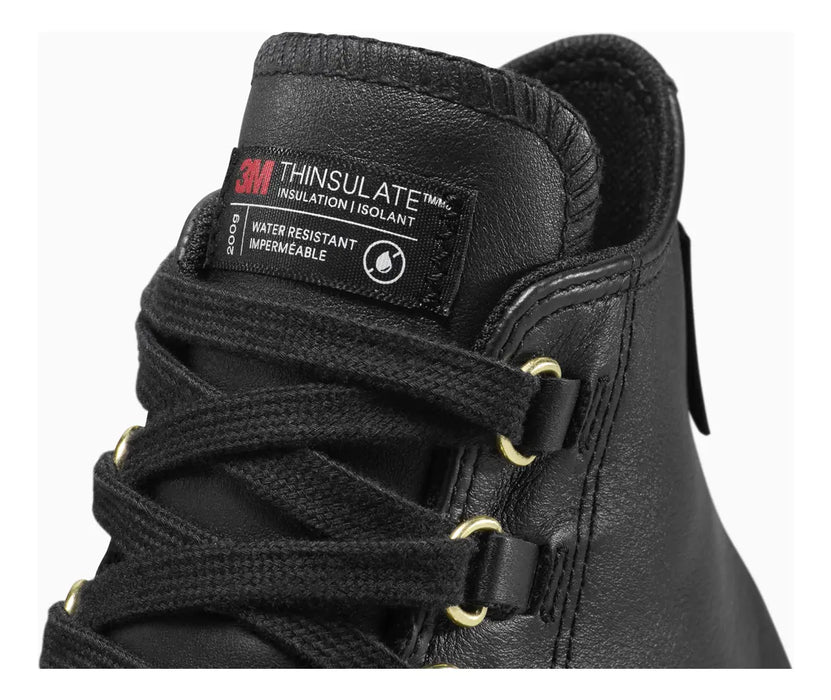 TENIS CONVERSE LUGGED HEEL   A14542C MUJER NEGRO LISO 24 MX GRADO A
