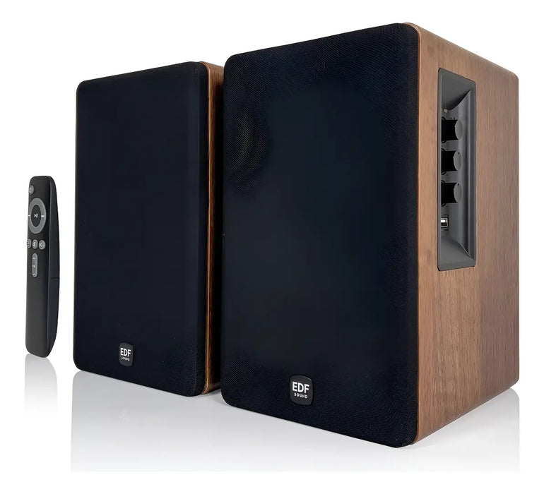 BOCINAS BLUETOOTH EDF SOUND BS400 COLOR CAFÉ GRADO B