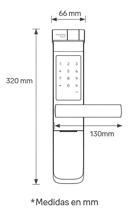 Cerradura Inteligente Eléctrica Digital Yale Ymf40-a GRADO B