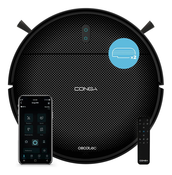 ROBOT ASPIRADOR 4937 CONGA 999 ORIGIN X-TREME NEGRO CECOTEC NEGRO grado A