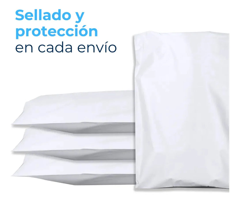 1000 BOLSAS PARA ENVÍ­O SOBRES PAQUETERÍ­A MENSAJERÍ­A 25X33 CM BLANCO GRADO B