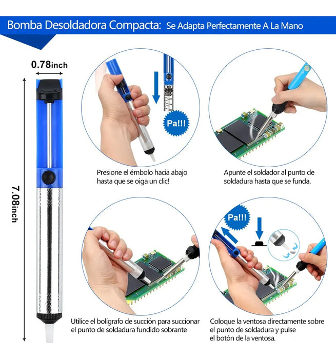Kit Soldador Electrico De Estaño 12313 GRADO B