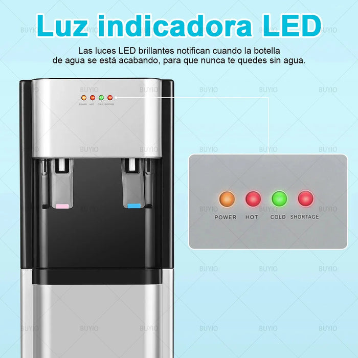 BUYIO DISPENSADOR DE AGUA FRÍA CALIENTE OCULTO ELÉCTRICO G 3 GRADO B
