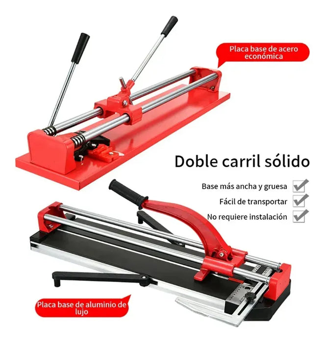 CORTADOR DE AZULEJO LOSETA O PISO 80CM CON BALEROS Y LÁSER GRADO B