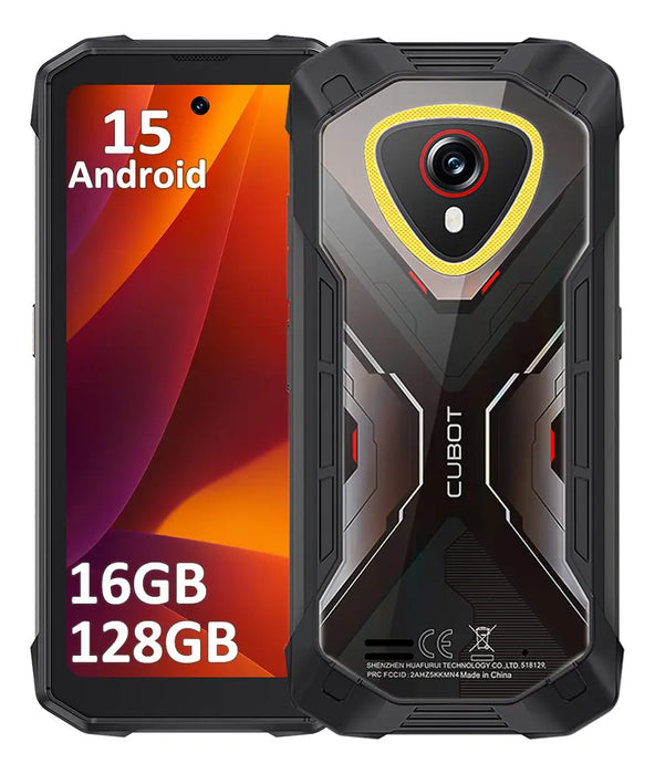 CUBOT KINGKONG MINI 4 ROBUSTO CELULAR DUAL SIM 128 GB GRIS 6 GB(+10GB) RAM ANDROID 15 GRADO B