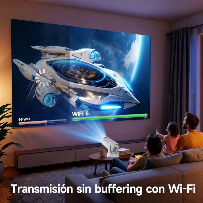 MINI PROYECTOR ANDROID13 SOPORTE 1080P 4K PORTATIL 16000LM GRADO B