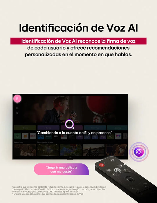 PANTALLA 43 PULGADAS LG UHD AI UA75 4K SMART TV 2025 43UA7500PSA GRADO B