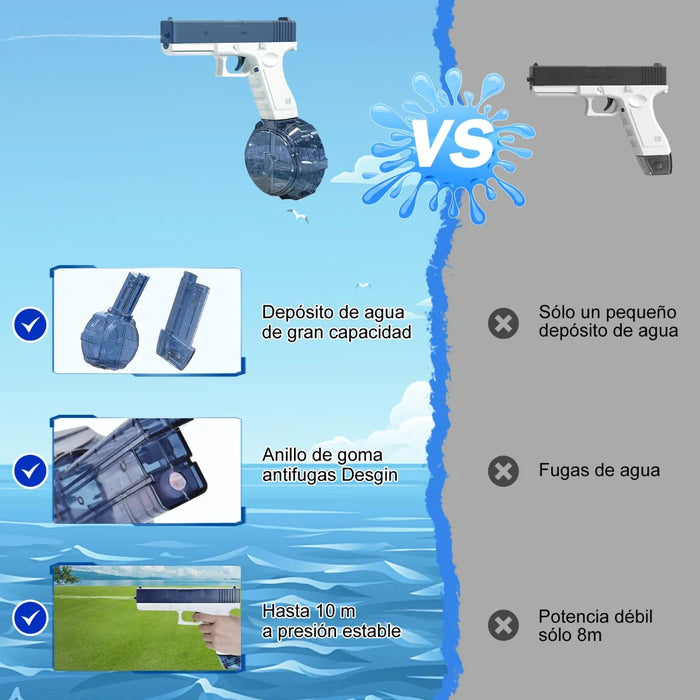Pistolas Aguas Niño Electrico Pistolitas De Agua Juguete GRADO B