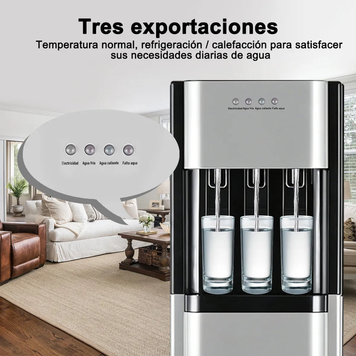 Dispensador de Agua | Carga Inferior (Garrafón Oculto) | 3 Temperaturas | Grado B ✨