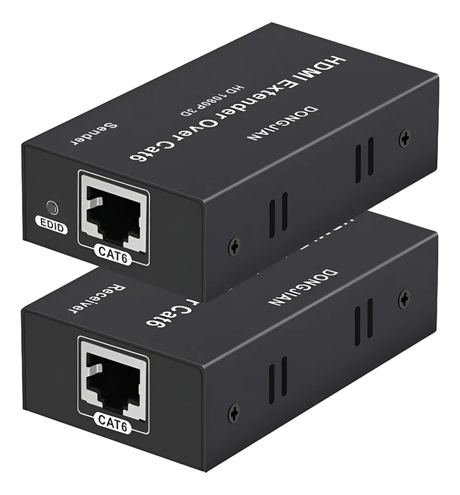 Extensor Hdmi 60 Metros Utp Cat 5e/6 1080p+receptor GRADO B