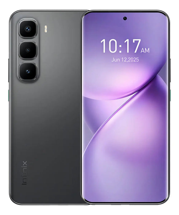 CELULAR INFINIX HOT 60 PRO+ NEGRO, DUAL SIM, 16GB RAM, 256 GB ROM, PANTALLA CURVA 3D AMOLED 1,5K 144 HZ, BATERÍA 5160 MAH, CARGA RÁPIDA 45 W, CÁMAR GRADO B