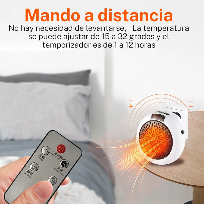CALENTADOR ELECTRICO PORTATIL CON CONTROL REMOTO SPACE HEA Grado A