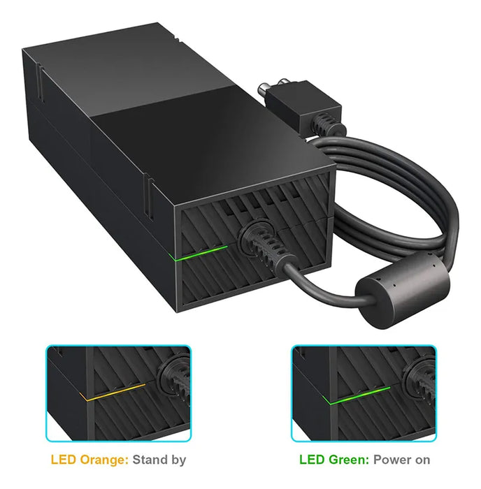 CARGADOR ADAPTADOR CON VENTILADOR  PARA XBOX ONE FUENTE POWER GRADO B