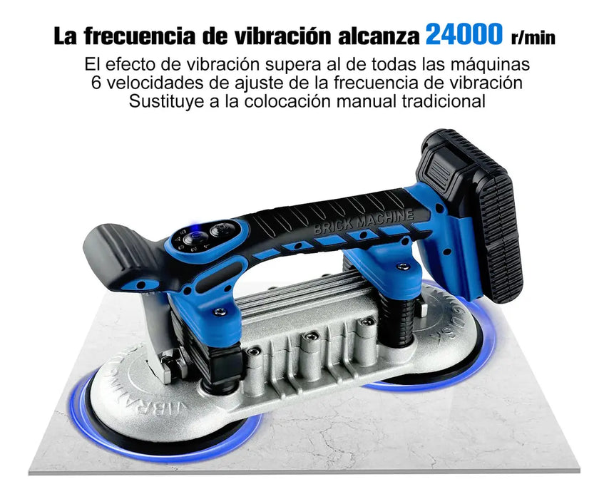 Vibrador de Azulejo Digital | Alta Potencia Portátil | Kit con 2 Baterías | Grado B ✨