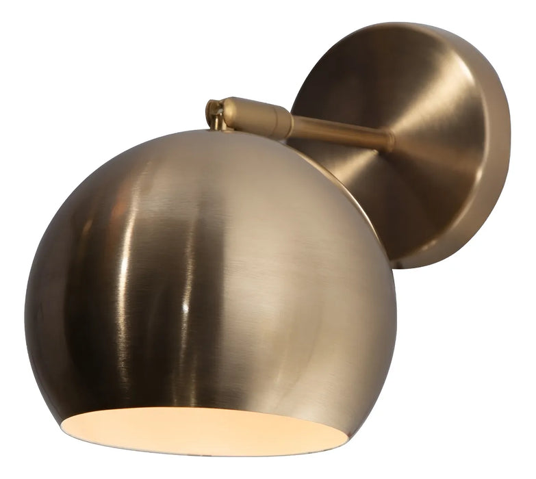 LAMPARA DE PARED LATON VANITY DE BANO 40W E27 1 LUZ GRADO B