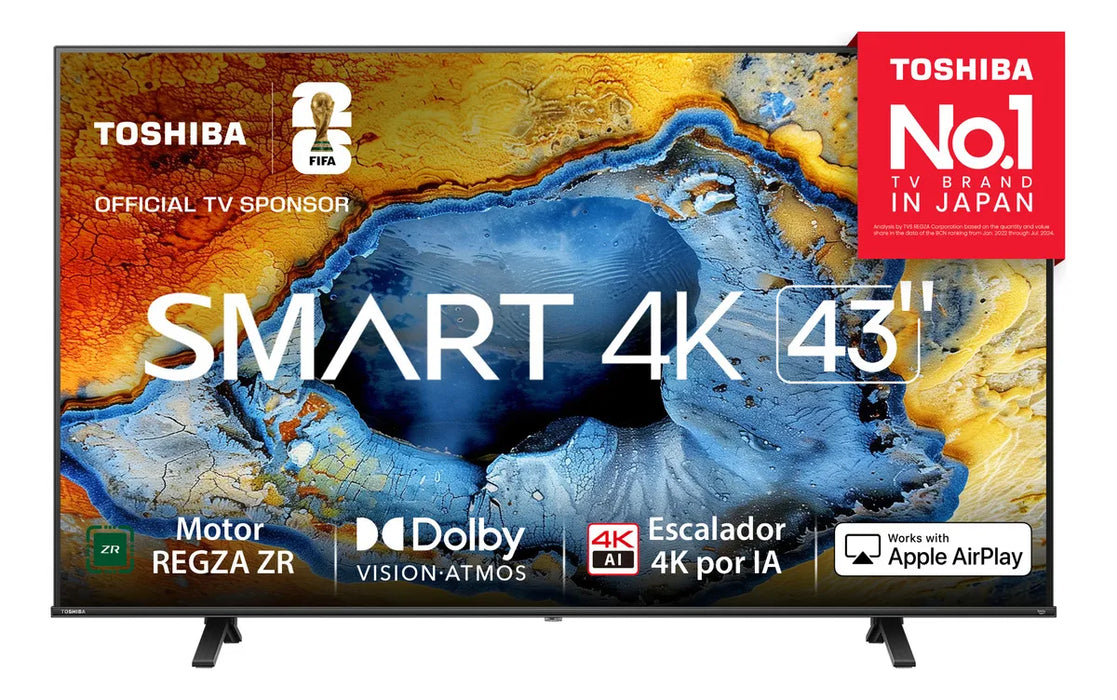 TOSHIBA SMART TV PANTALLA 43 PULGADAS LED 43C350NM FIRE TV GRADO B