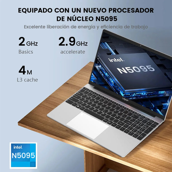 🔥 Laptop de Alto Rendimiento: 16GB RAM + 512GB SSD | Intel Celeron N5095 | Windows 11 P GRADO A📦💻