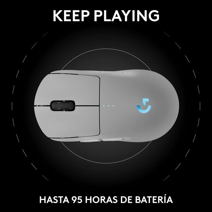 Mouse Gamer Logitech Pro X Superlight 2 Lightspeed Blanco GRADO A