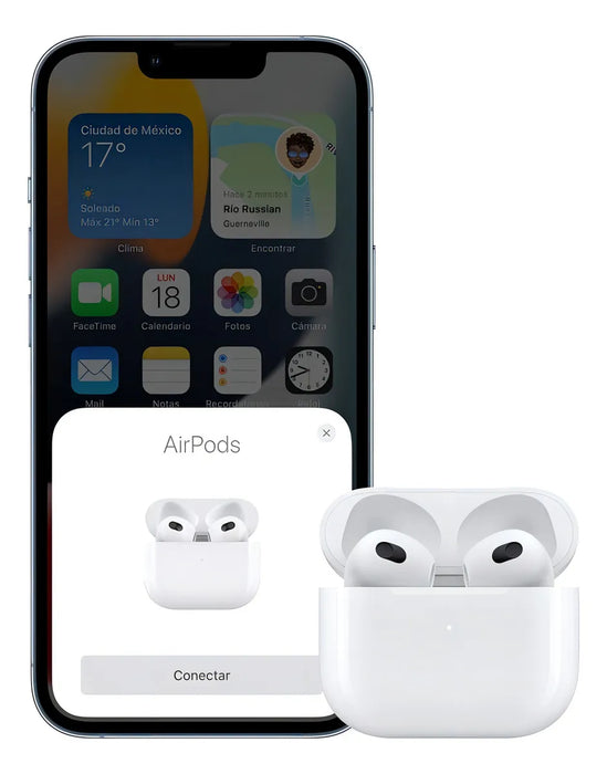 Apple AirPods (3a Generación) Con Caja De Carga Magsafe 1 Blanco Grado B