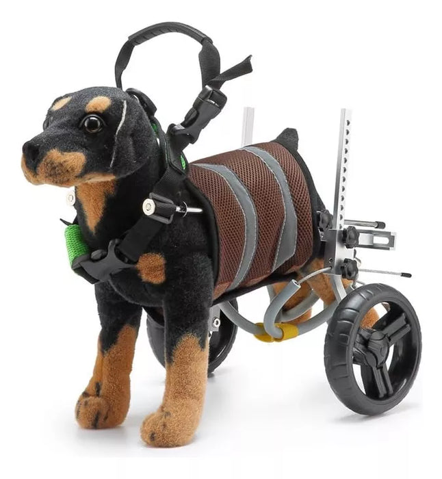 Silla De Ruedas Para Perros Ajustable Mascotas Andadera GRADO B