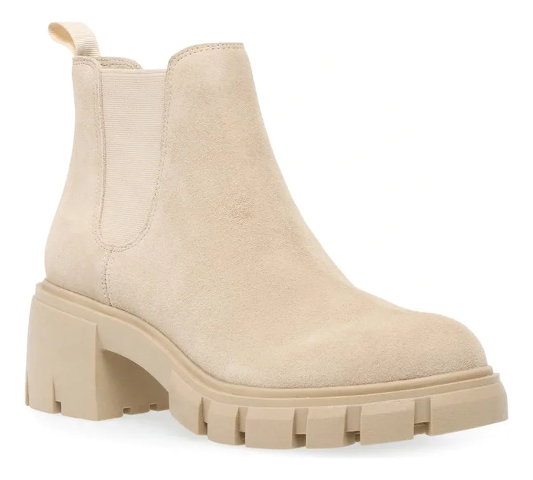 STEVE MADDEN BOTINES HOWLER PARA MUJER, GAMUZA DE ARENA, 4 MX GRADO B