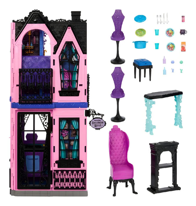 MONSTER HIGH CASA DE MUÃ±ECAS HOTEL BOO-TIQUE MULTICOLOR Grado B