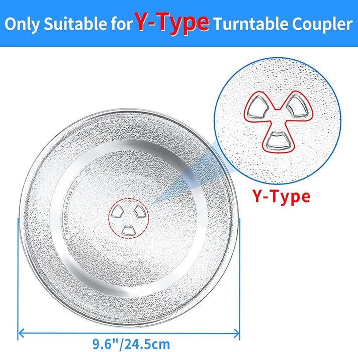 Bandeja Para Horno Microondas De Alta Calidad De 24,5 GRADO B