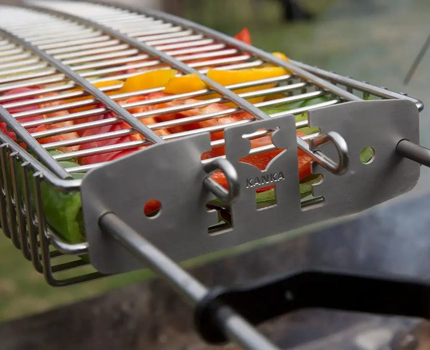 CANASTA EXTRA GRANDE PARA ALIMENTOS KANKA 100% DE ACERO INOX GRADO A