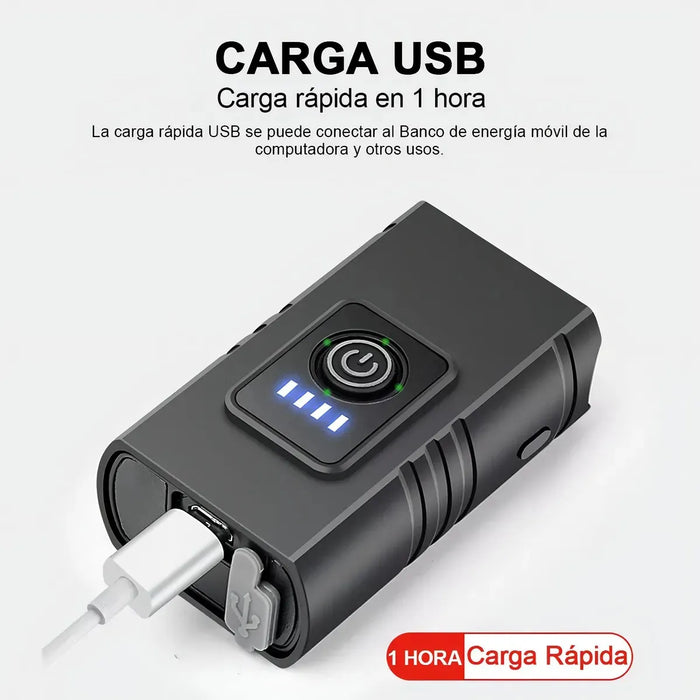 Luces de bicicleta recargables resistentes al agua ipx6 GRADO B