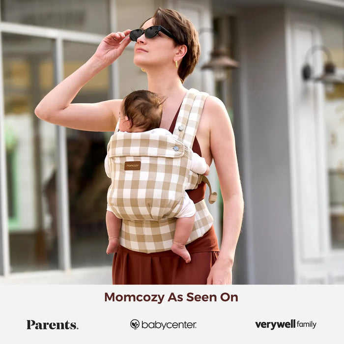 MOMCOZY ERGONOMICO CANGURERA BEBE MOCHILA PORTABEBÉS LINO GRADO A