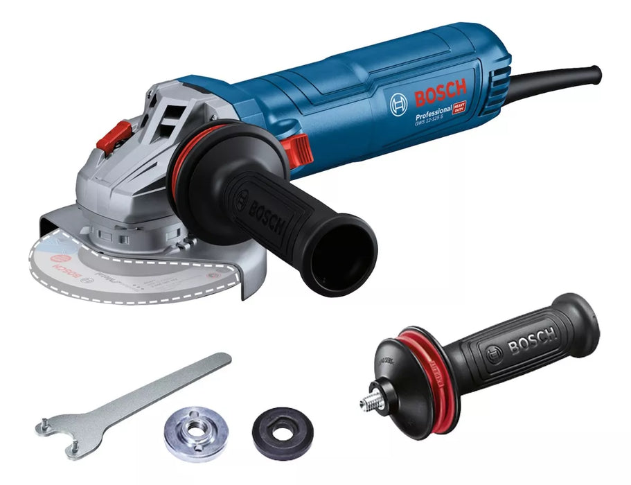 ESMERIL ANGULAR 5'' BOSCH GWS 12-125 S 1200W 220V GRADO A