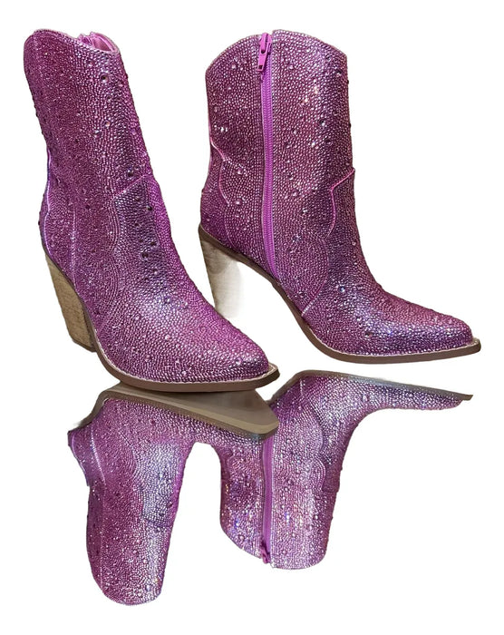 BOTA STEVE MADDEN BRILLANTE TIPO TEXANA ORGINAL ARC