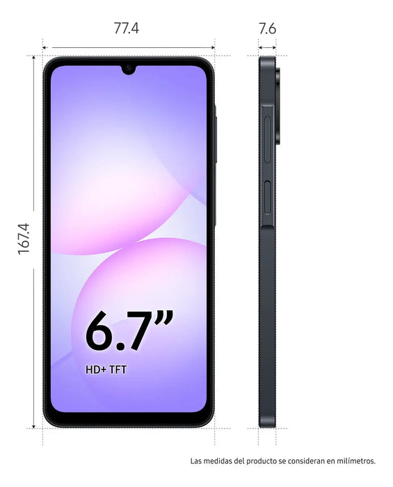 SAMSUNG GALAXY A07 DUAL SIM 64GB NEGRO GRADO B