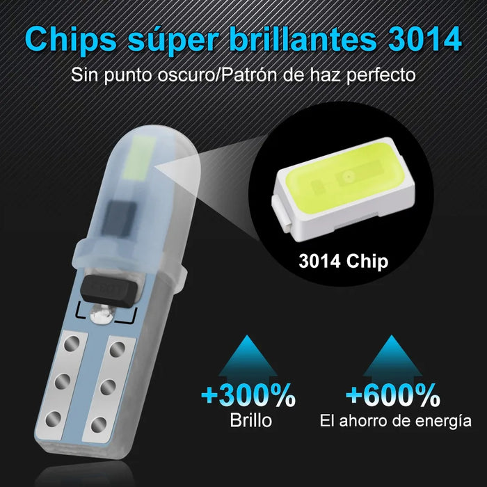 20 Focos Led T5 2721 W3w W1.2w Led Cluster Para Tablero De 1 3903