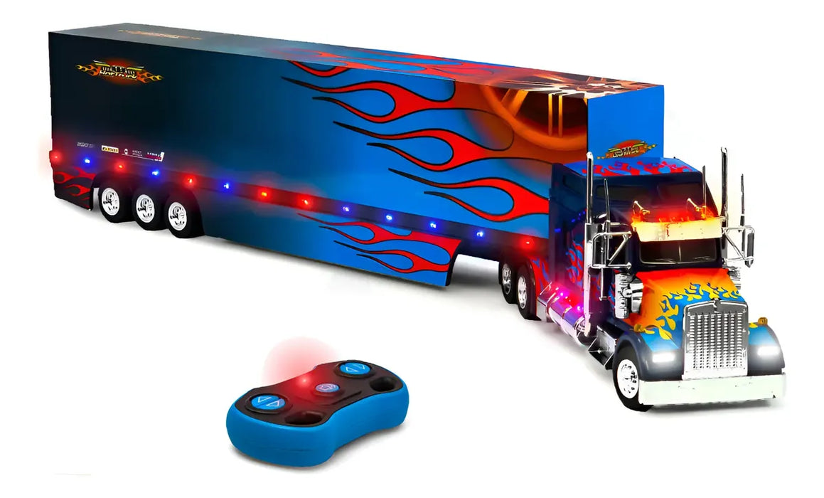 TRAILER CAMION, JUGUETE A RADIO CONTROL ESCALA 1:26 GRADO B