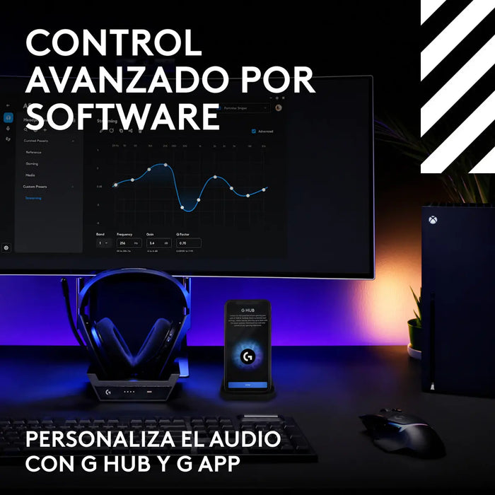 Auriculares Y Estacion Base Astro A50 5ta Gen Logitech G Negro GRADO B